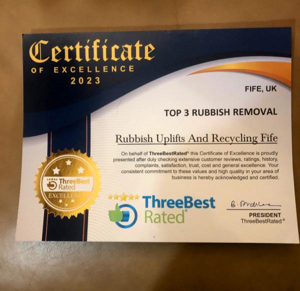 Rubbish Uplifts and Recycling Fife