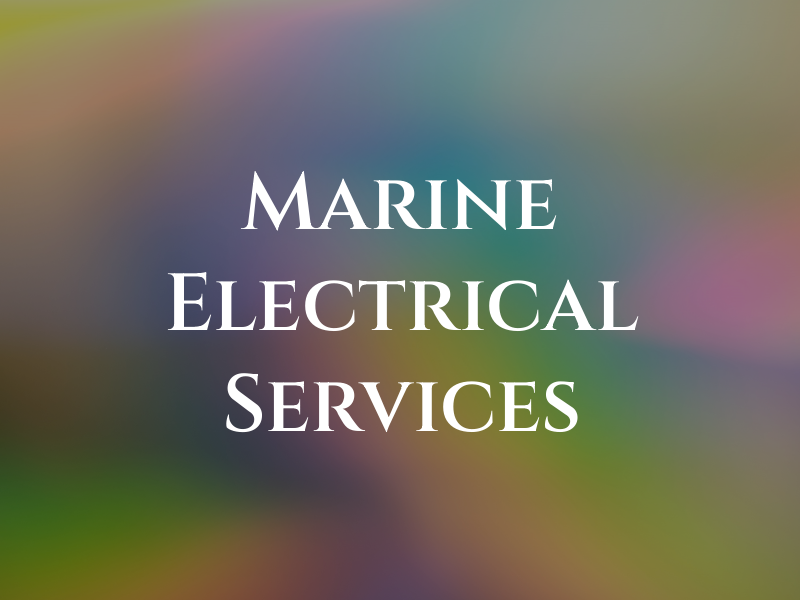 Marine Electrical Services