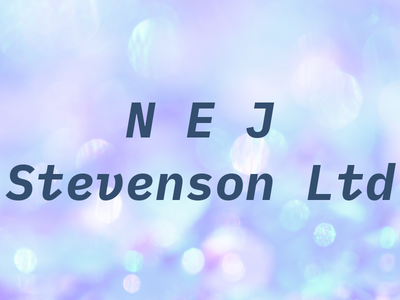 N E J Stevenson Ltd