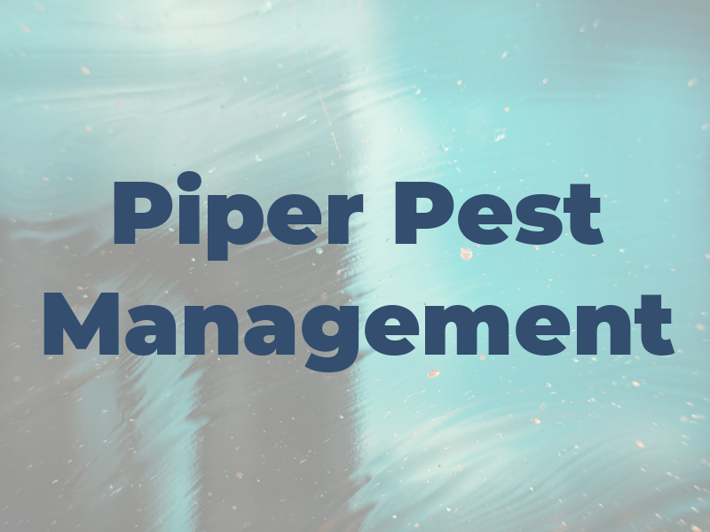 Piper Pest Management