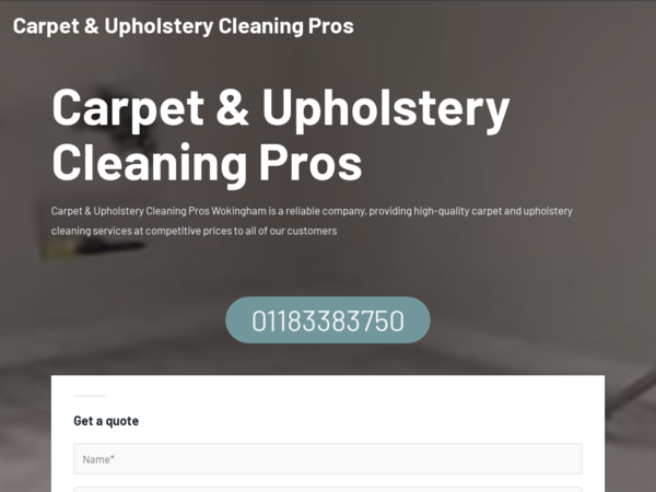 Sofa & Carpet Cleaning Wokingham