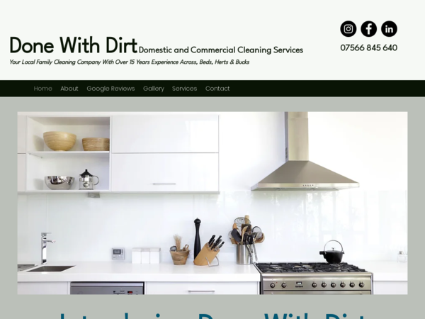 Done With Dirt Cleaning Services