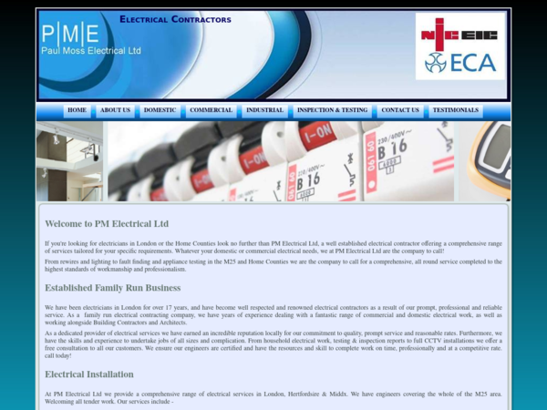 Paul Moss Electrical Ltd (Pme)