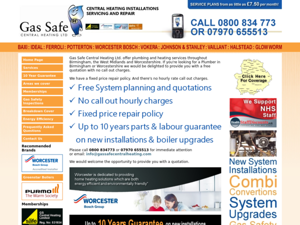 Gas Safe Central Heating