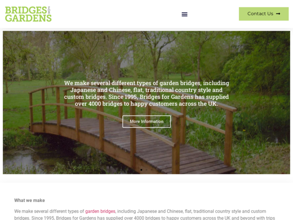 Bridges For Gardens