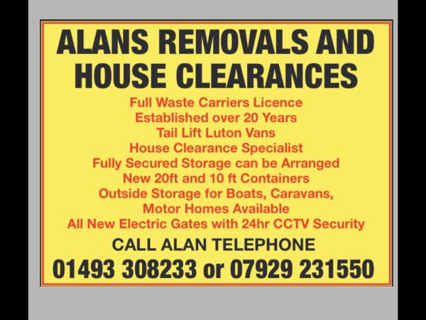 Alans van & Removal Service