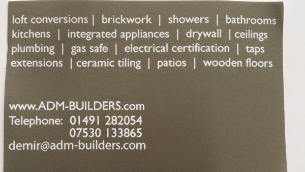 Adm Builders Oxfordshire