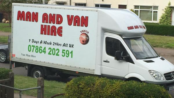 Man and van Removals Leicestershire