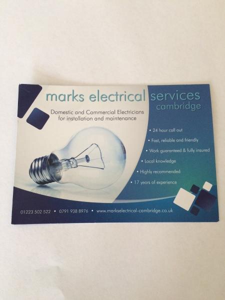 Marks Electrical Services Cambridge
