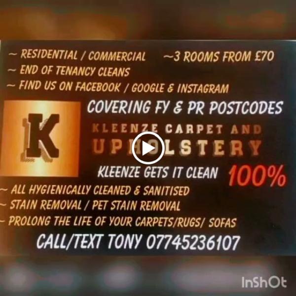 Kleenze Carpet and Upholstery