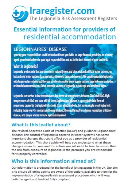 Legionella Risk Assessment Newport