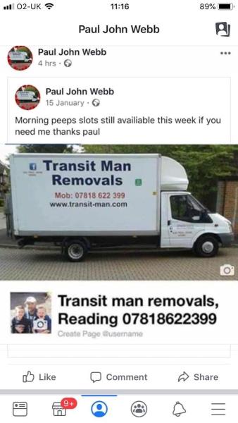 Transit Man Removals