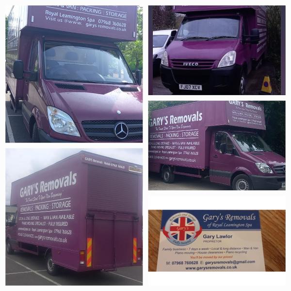 Gary's Removals & Man & van Royal Leamington Spa