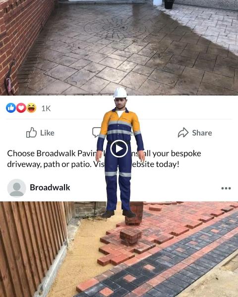 Broadwalk Paving