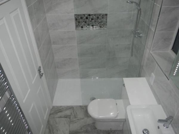 Affinity Bathrooms. Walk in Showers.