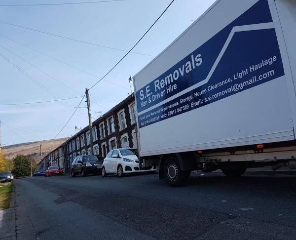 SE Removals van and Driver Hire