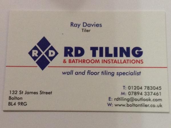 R D Tiling & Bathroom Installations