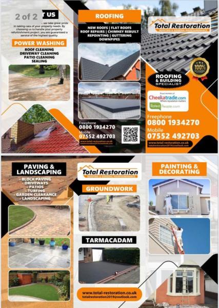 Total Restoration Roofing and General Maintenance