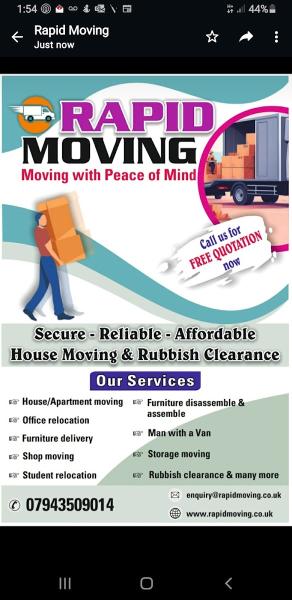 Rapid Moving Ltd