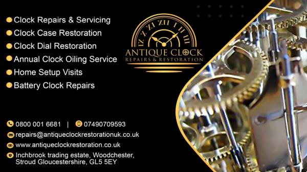 Antique Clock Repairs & Restoration U.K