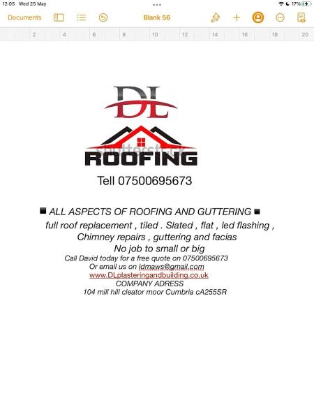 D&L Roofing Whitehaven