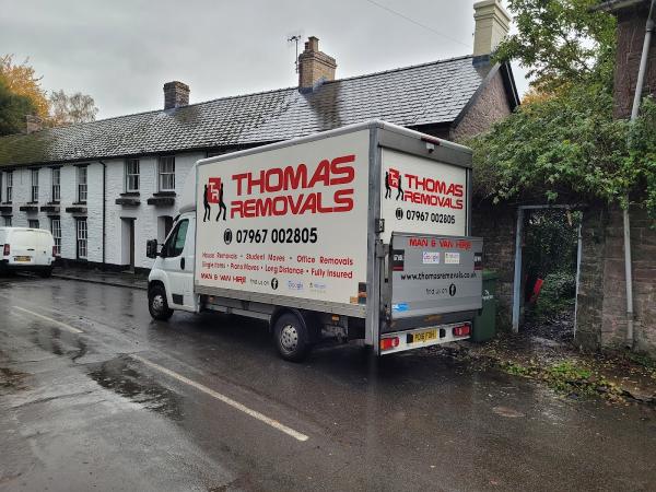 Thomas Removals Man and van Hire.