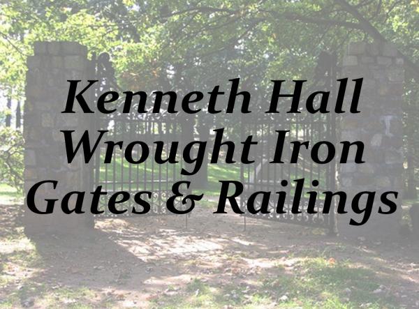 Kenneth Hall Wrought Iron Gates and Railings