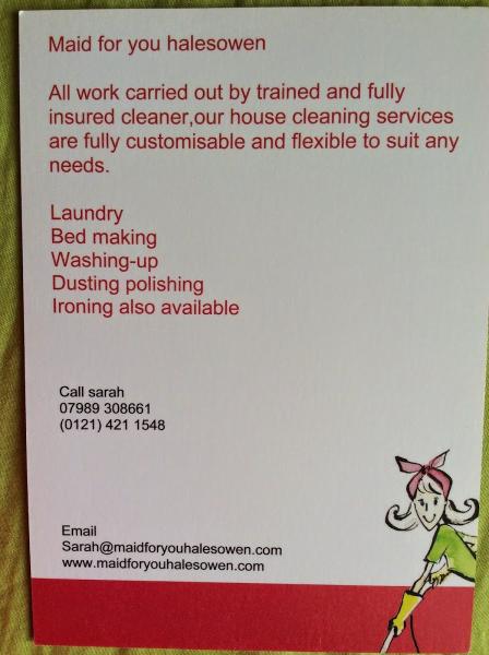 Maid For You Halesowen