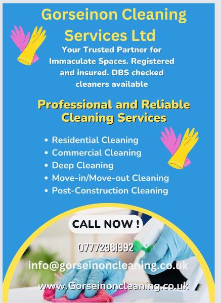 Gorseinon Cleaning Services Ltd