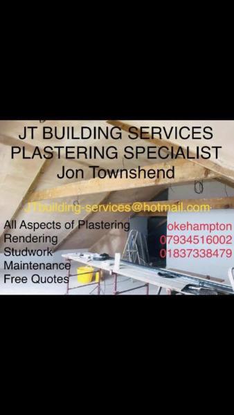 JT Building Services Plastering Specialist