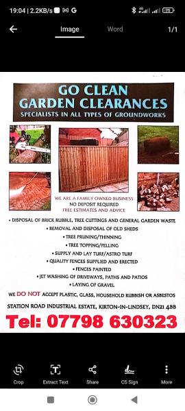 Go Clean Garden Clearances