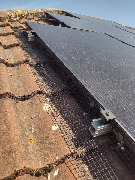 Solar Panel Pigeon Proofing Yorkshire