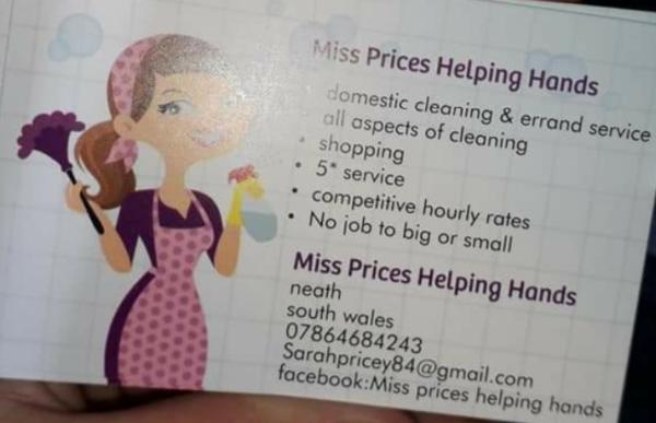 Miss Prices Helping Hands