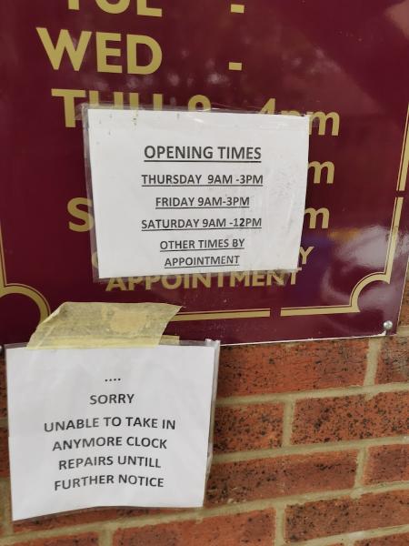 Ashmore House Clock Repairs