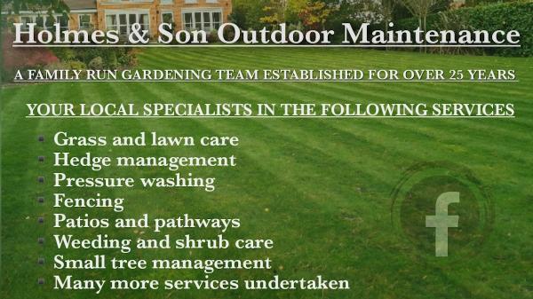 Holmes & Son Outdoor Maintenance
