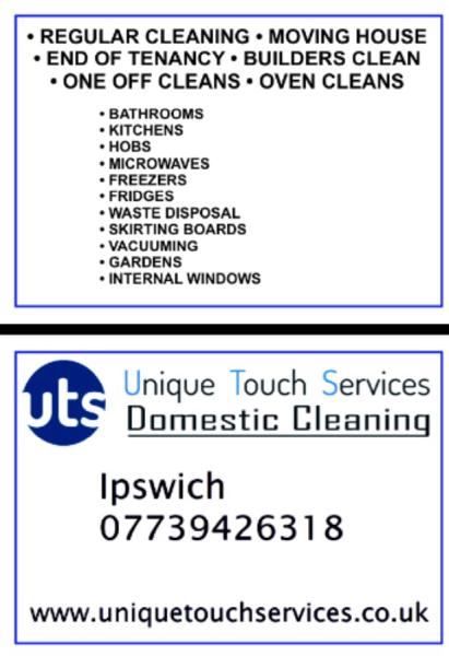 Unique Touch Services Professional Cleaning and Ironing