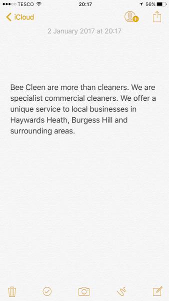 Bee Cleen (Southern) Ltd