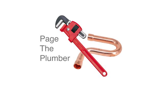 Page the Plumber