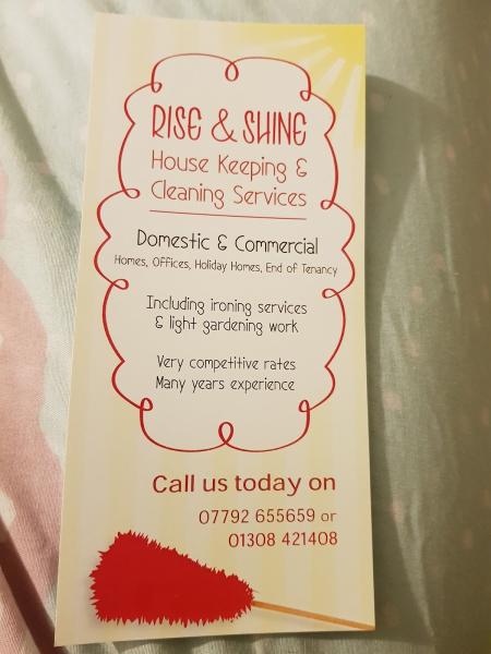 Rise & Shine Cleaning Services