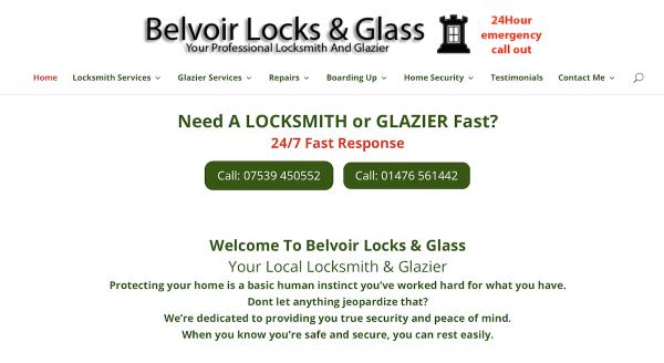 Belvoir Locks & Glass