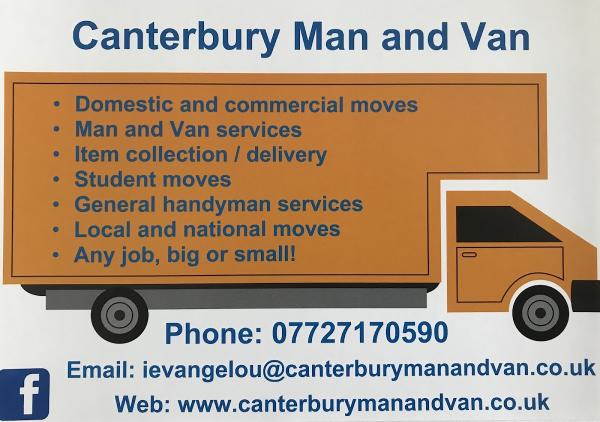 Canterbury Man and van
