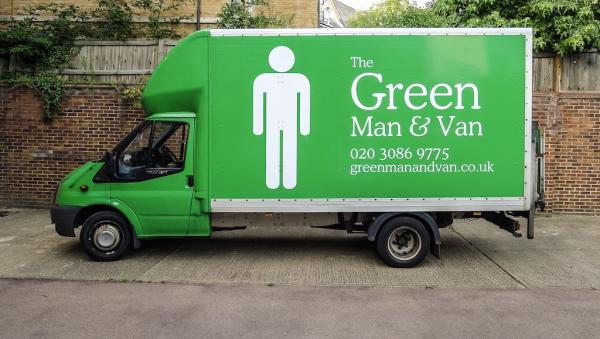 The Green Man & van