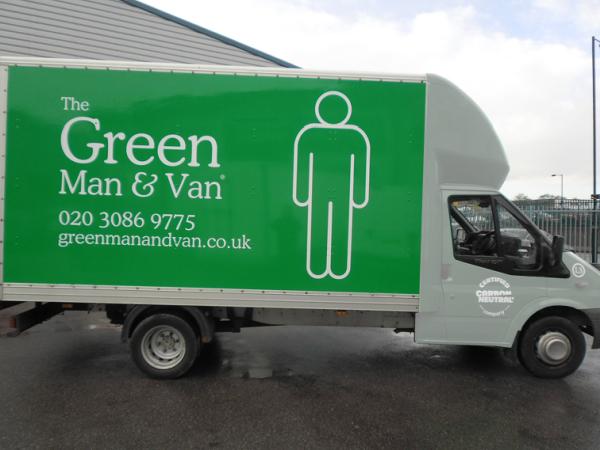 The Green Man & van