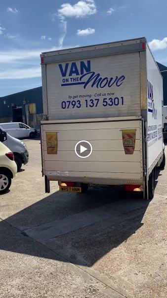 House Removals VAN on the Move