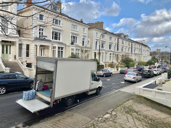 House Removals VAN on the Move