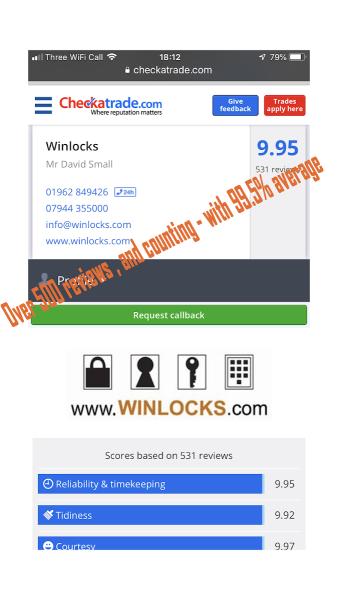 Winlocks Locksmiths Winchester