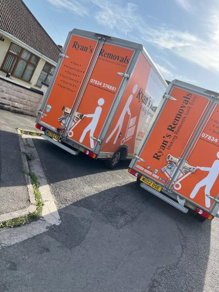 Ryan's Removals Somerset Man and van