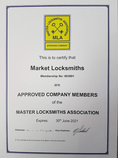 Market Locksmiths MLA Member