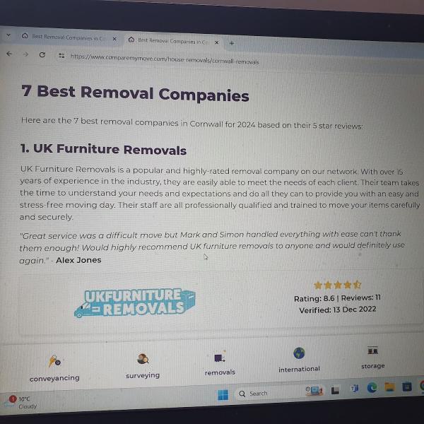 Uk Furniture Removals