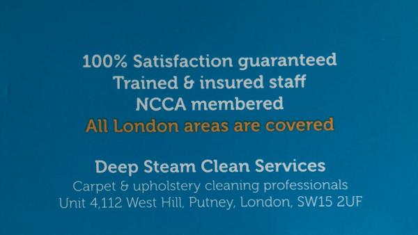 Deep Steam Clean Services